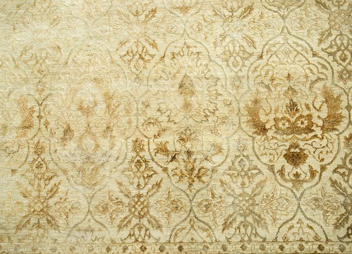 lacuna multi wool and silk hand knotted Rug - CloseUp