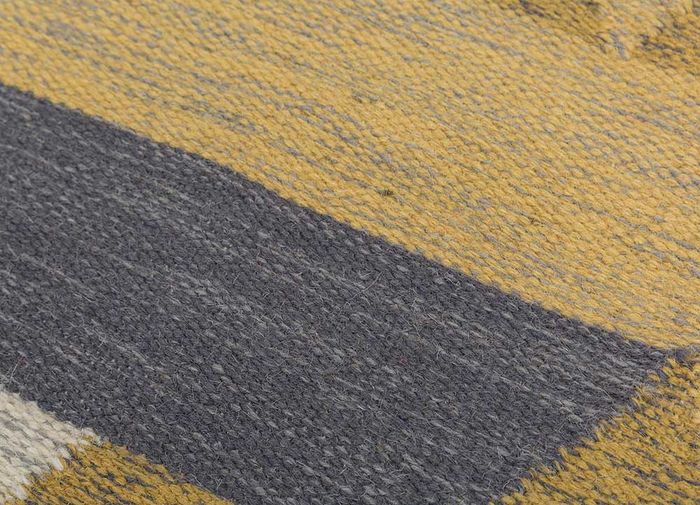 anatolia gold wool flat weaves Rug - CloseUp