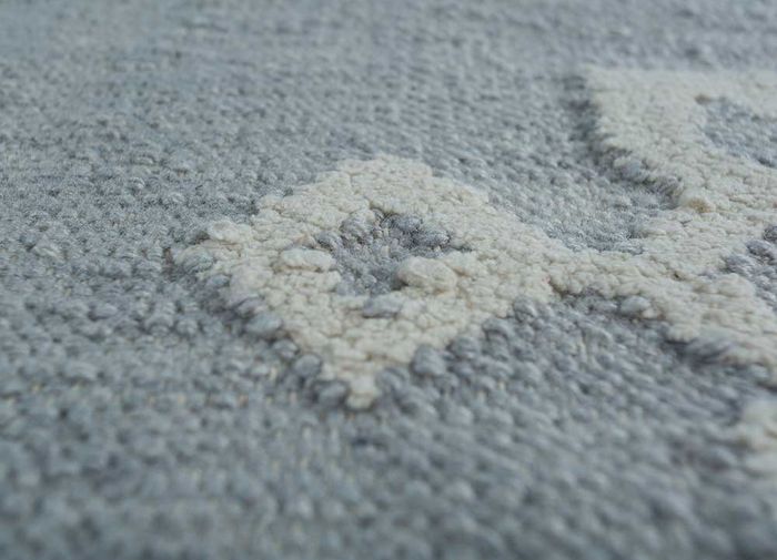 anatolia beige and brown wool flat weaves Rug - CloseUp