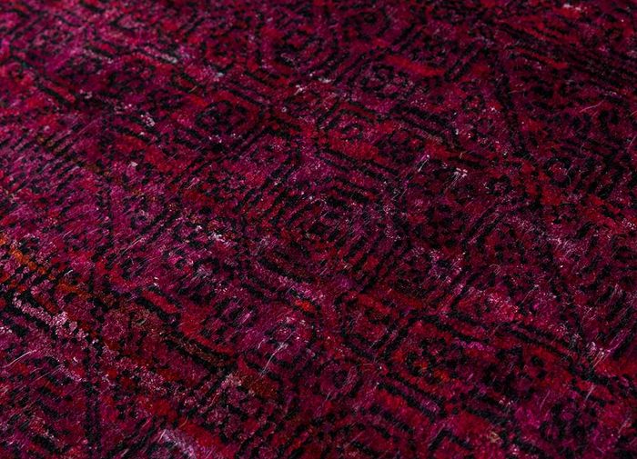 verna red and orange others hand knotted Rug - CloseUp