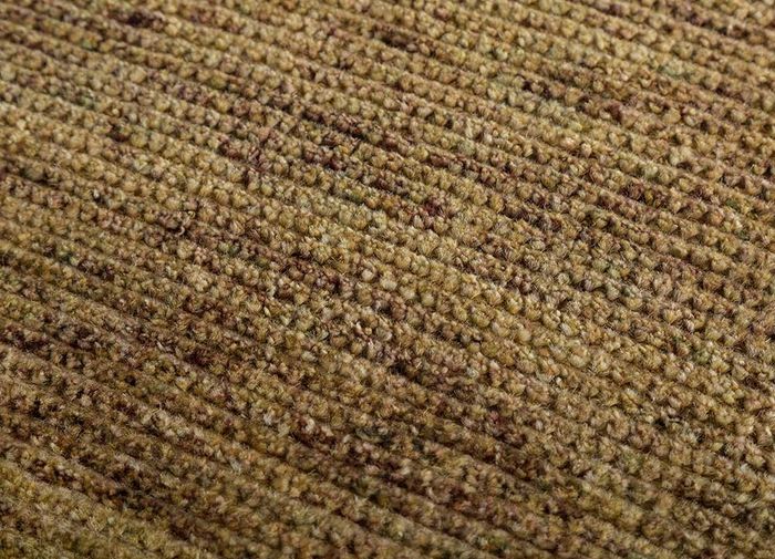 legion gold wool hand knotted Rug - CloseUp