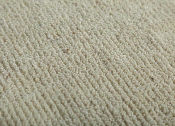 legion ivory wool hand knotted Rug - CloseUp