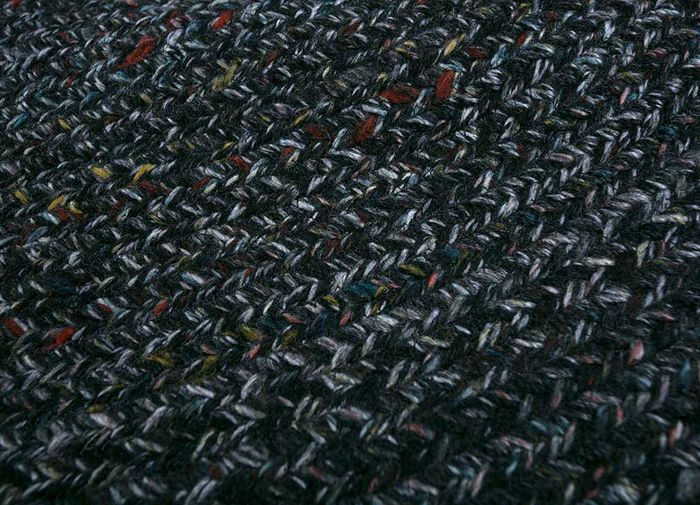 abrash grey and black others flat weaves Rug - CloseUp