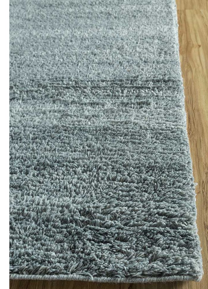 legion blue others hand knotted Rug - Corner