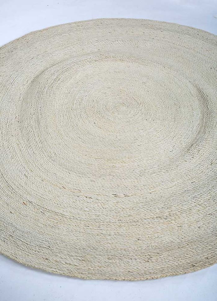 anatolia ivory jute and hemp flat weaves Rug - FloorShot