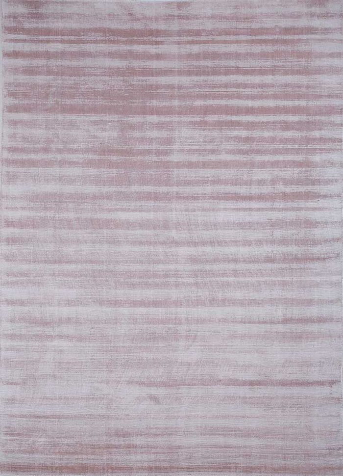 basis pink and purple viscose hand loom Rug - HeadShot