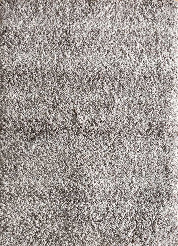 legion grey and black others hand knotted Rug - HeadShot