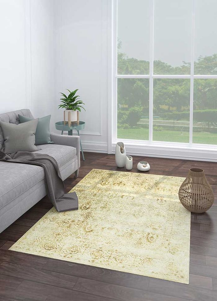 lacuna multi wool and silk hand knotted Rug - Loom