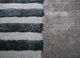 come around grey and black wool and viscose hand tufted Rug - CloseUp