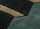 archetype gold wool and viscose hand tufted Rug - CloseUp