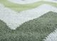 aqua green wool and viscose flat weaves Rug - CloseUp