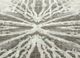chaos theory by kavi grey and black wool and bamboo silk hand knotted Rug - CloseUp