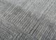 project error by kavi grey and black wool and bamboo silk hand knotted Rug - CloseUp