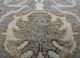 cyanna grey and black wool hand knotted Rug - CloseUp