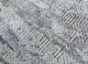uvenuti grey and black wool and silk hand knotted Rug - CloseUp