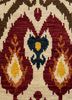 verna beige and brown wool hand knotted Rug - CloseUp