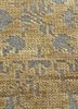 eden grey and black wool hand knotted Rug - CloseUp