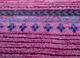 manchaha pink and purple wool and bamboo silk hand knotted Rug - CloseUp