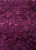 lacuna pink and purple wool and silk hand knotted Rug - CloseUp