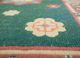 erbe green wool hand knotted Rug - CloseUp