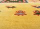 erbe red and orange wool hand knotted Rug - CloseUp