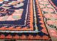 aalam blue wool hand knotted Rug - CloseUp