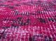 lacuna red and orange wool hand knotted Rug - CloseUp