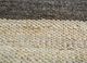 anatolia grey and black jute and hemp flat weaves Rug - CloseUp