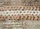anatolia beige and brown jute and hemp flat weaves Rug - CloseUp