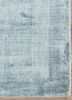 oxford blue viscose hand loom Rug - CloseUp