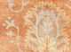 cyanna red and orange wool hand knotted Rug - CloseUp