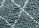 zuri grey and black wool hand knotted Rug - CloseUp