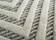 cleo grey and black wool hand knotted Rug - CloseUp