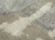 entropy beige and brown wool and silk hand knotted Rug - CloseUp