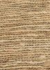 abrash beige and brown jute and hemp flat weaves Rug - CloseUp