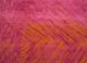 free verse by kavi red and orange wool and silk hand knotted Rug - CloseUp