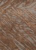 free verse by kavi beige and brown wool and silk hand knotted Rug - CloseUp
