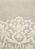 aurora grey and black wool and silk hand knotted Rug - CloseUp