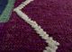 bedouin pink and purple wool flat weaves Rug - CloseUp