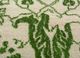 cyanna green wool and silk hand knotted Rug - CloseUp