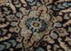 amani blue wool hand knotted Rug - CloseUp