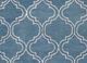 contour blue wool and viscose hand tufted Rug - CloseUp