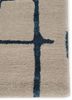 transcend grey and black wool and viscose hand tufted Rug - CloseUp