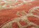 kasbah red and orange wool and viscose hand tufted Rug - CloseUp