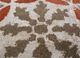 kasbah red and orange wool and viscose hand tufted Rug - CloseUp