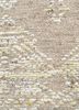 okaley beige and brown wool hand knotted Rug - CloseUp