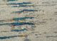 entropy beige and brown wool and bamboo silk hand knotted Rug - CloseUp