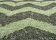 aqua green wool flat weaves Rug - CloseUp