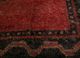 kilim red and orange wool hand knotted Rug - CloseUp