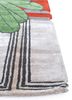 concoction green wool and viscose hand tufted Rug - Corner